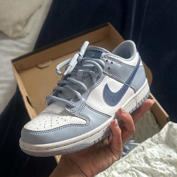 Original Nike Light Blue and White Sneakers - Picture 1 of 9